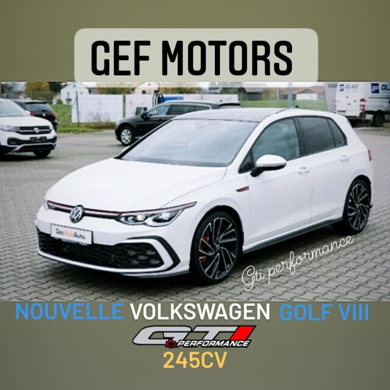Volkswagen Golf 8 GTI 245CV 679e/mois en LOA LLD CRÉDITS